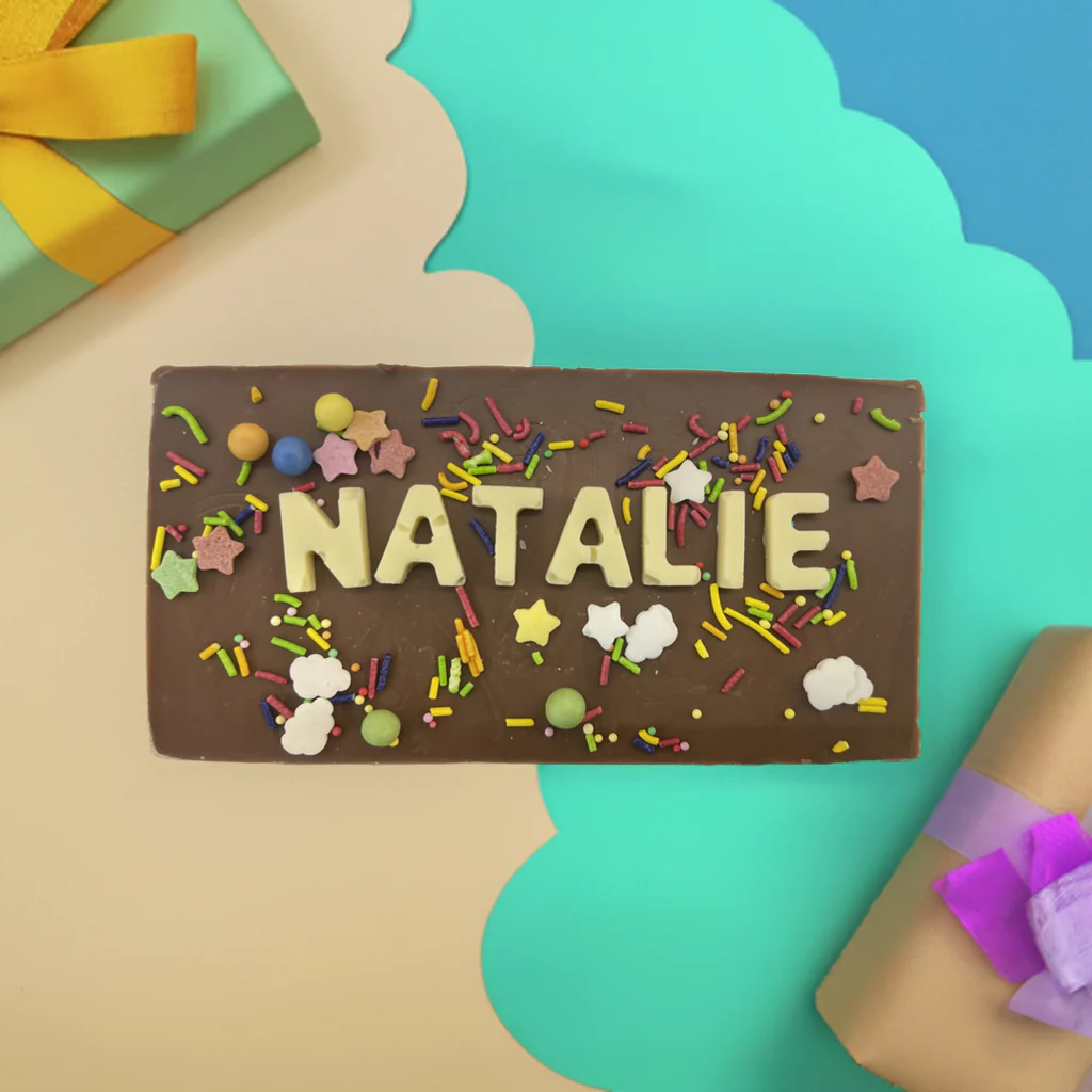 Dubai Chocolate With Personalised Name 200g - Perfect gift - Image 3