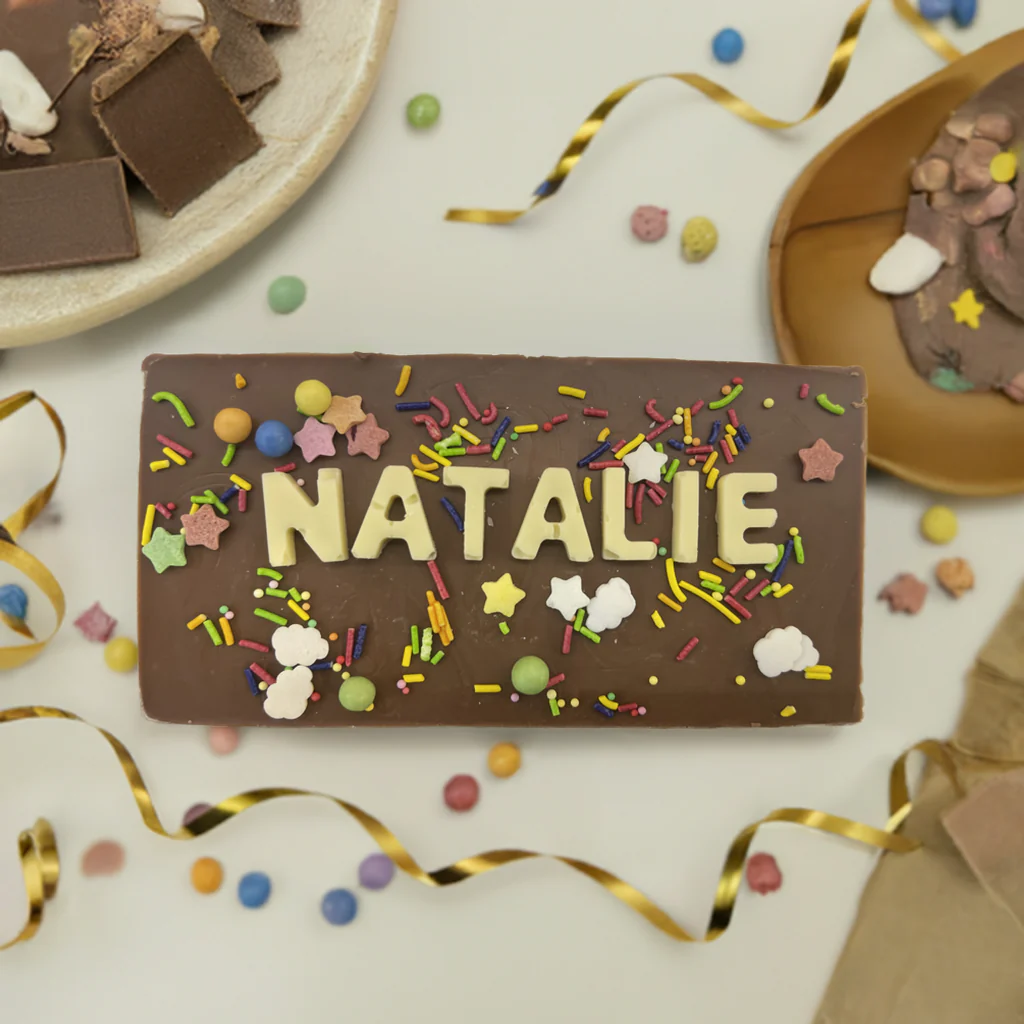 Dubai Chocolate With Personalised Name 200g - Perfect gift - Image 4